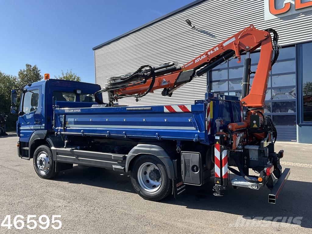 Mercedes-Benz Atego 1524 Euro 6 Atlas 10 Tonmeter laadkraan Just Kipper