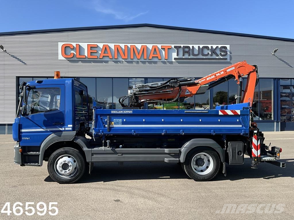 Mercedes-Benz Atego 1524 Euro 6 Atlas 10 Tonmeter laadkraan Just Tipper trucks