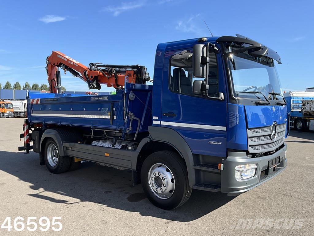 Mercedes-Benz Atego 1524 Euro 6 Atlas 10 Tonmeter laadkraan Just Tipper trucks