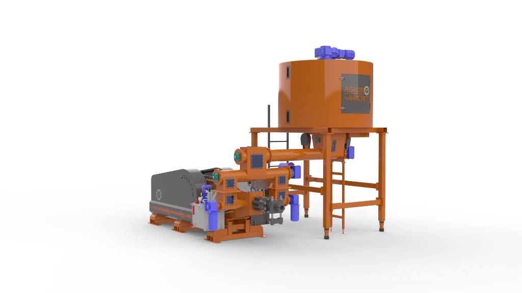Sawdust and Straw Briquetting Mechanical Press BT-070-800Max - Briquetting Technology 임업 장비 - 기타