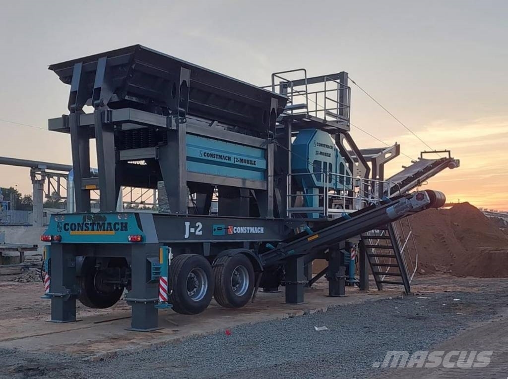 Constmach 120-150 TPH Mobile Jaw Crusher Plant Concasoare mobile
