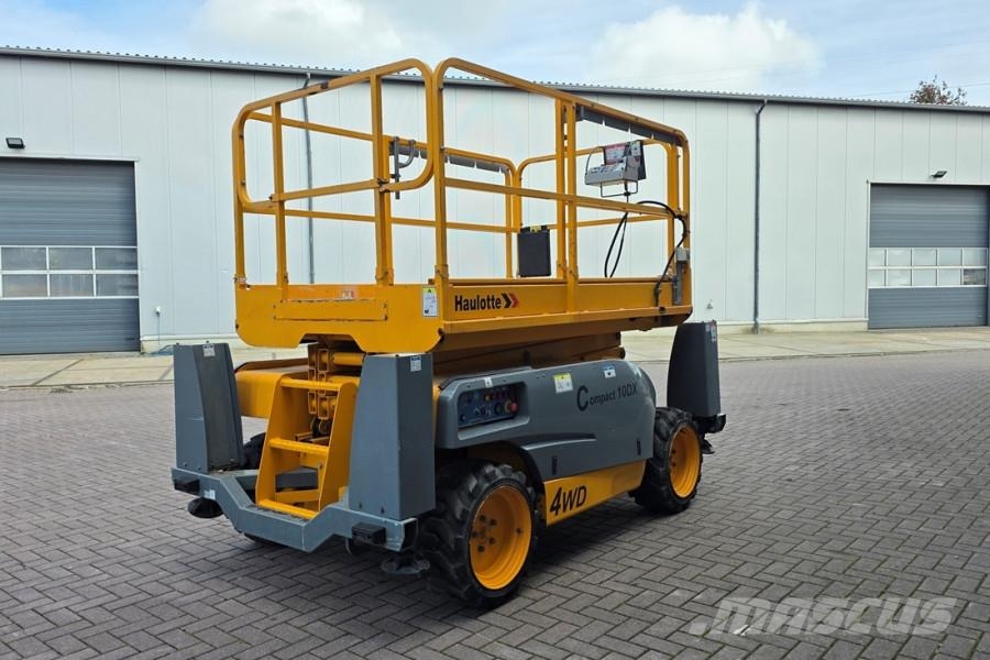 Haulotte COMPACT 10DX Diesel, 4x4 Drive, 10.2m Working Heig Nacelle ciseaux