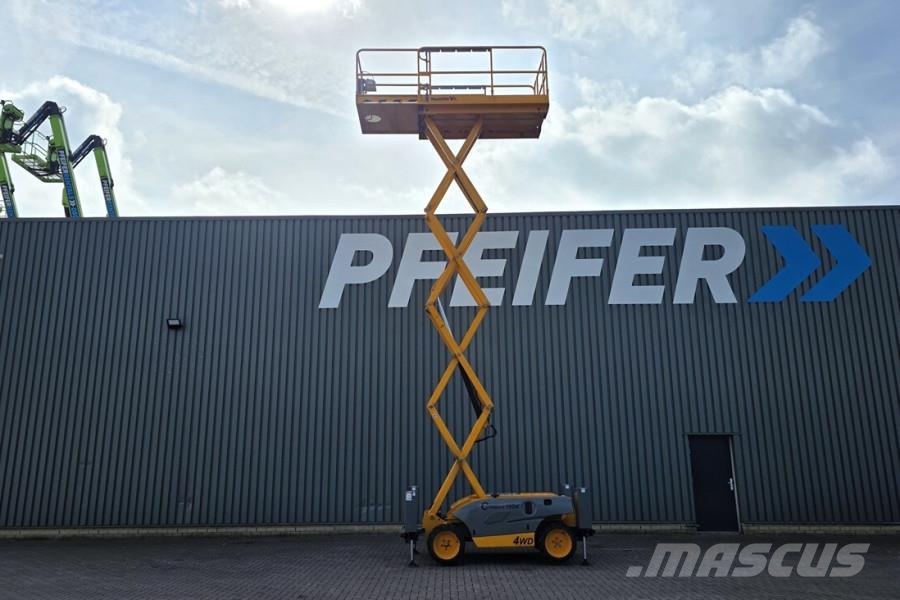 Haulotte COMPACT 10DX Diesel, 4x4 Drive, 10.2m Working Heig Nacelle ciseaux