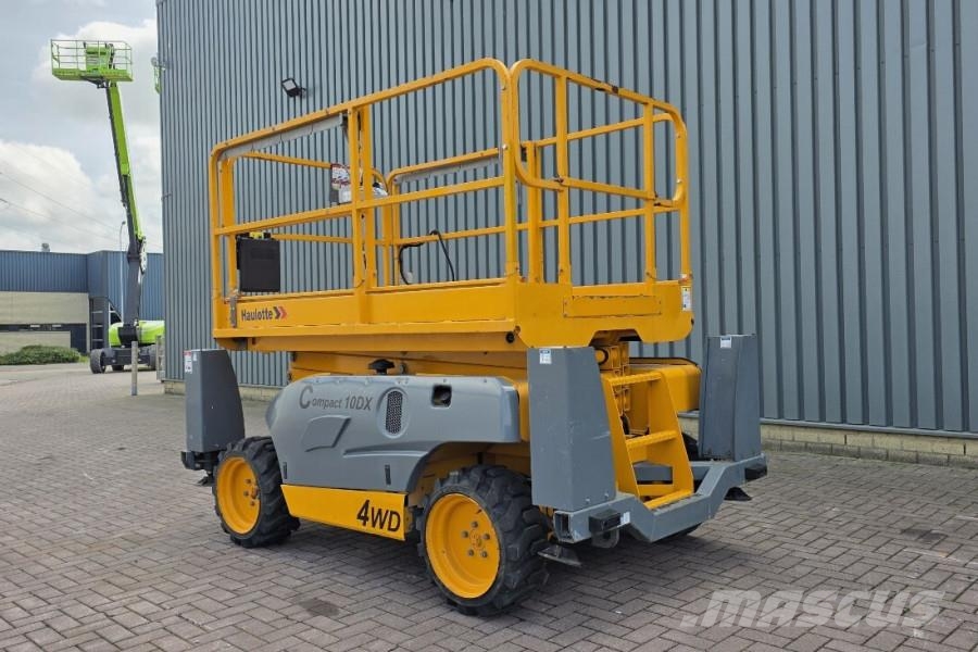 Haulotte COMPACT 10DX Diesel, 4x4 Drive, 10.2m Working Heig Nacelle ciseaux