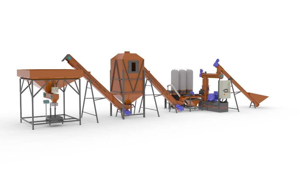 Sawdust and Straw Pelletizing Mini-Complex GFD-0.7 - PellTech 임업 장비 - 기타