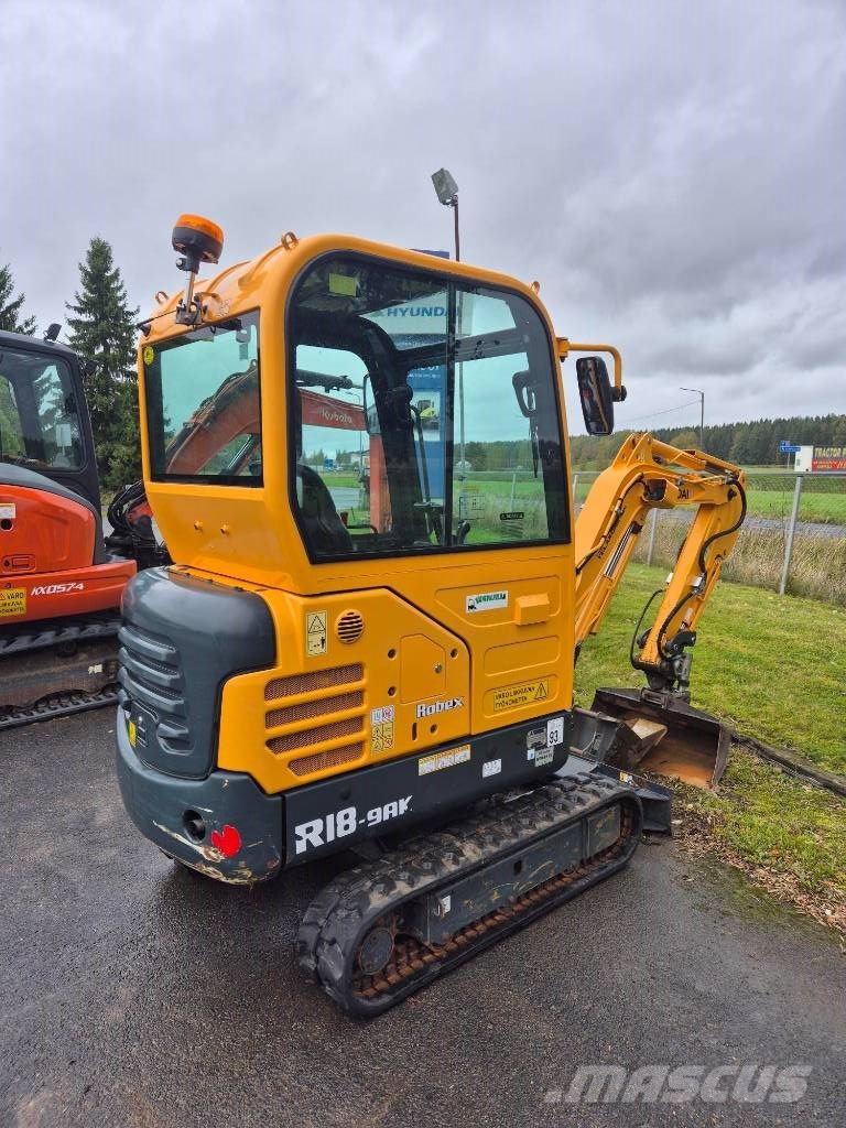 Hyundai R 18-9AK حفارات صغيرة أقل من 7 طن (حفارات صغيرة)