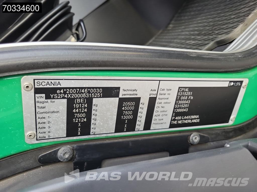 Scania P400 4X2 Retarder Euro5 Vilcēji