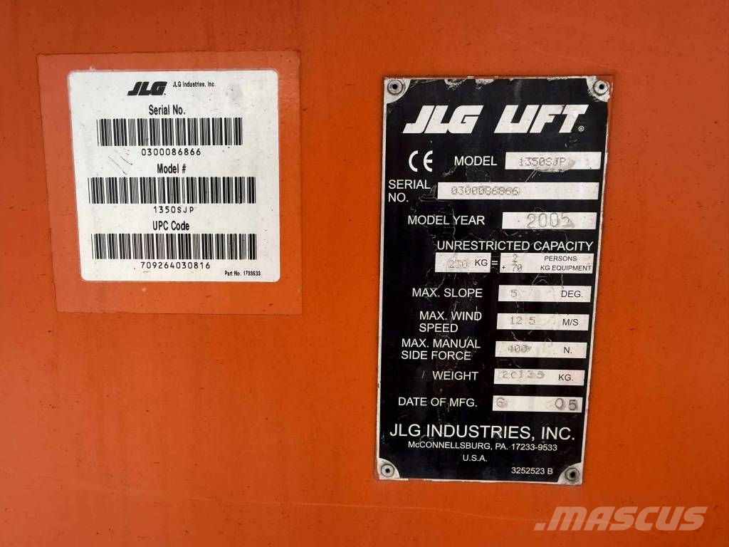 JLG 1350 SJP Telescopic boom lifts