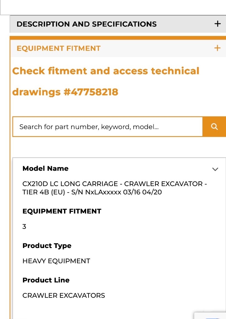 CASE CX 210 D هيدروليات