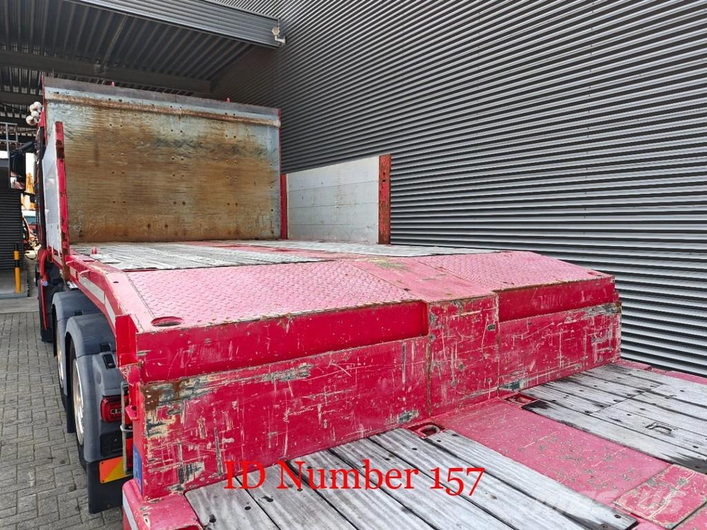 Broshuis 4 SLA-18-48 5.4 Meter extandable 12 Tons SL axles نصف مقطورة مسطحة منخفضة