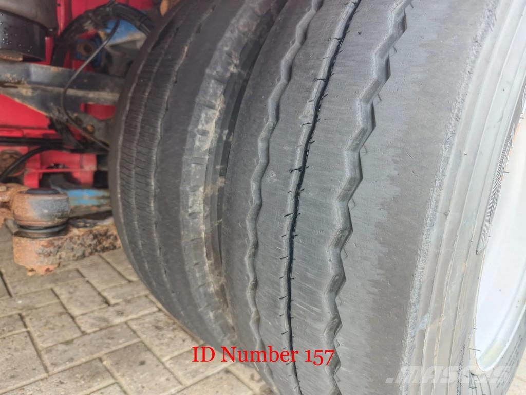 Broshuis 4 SLA-18-48 5.4 Meter extandable 12 Tons SL axles نصف مقطورة مسطحة منخفضة