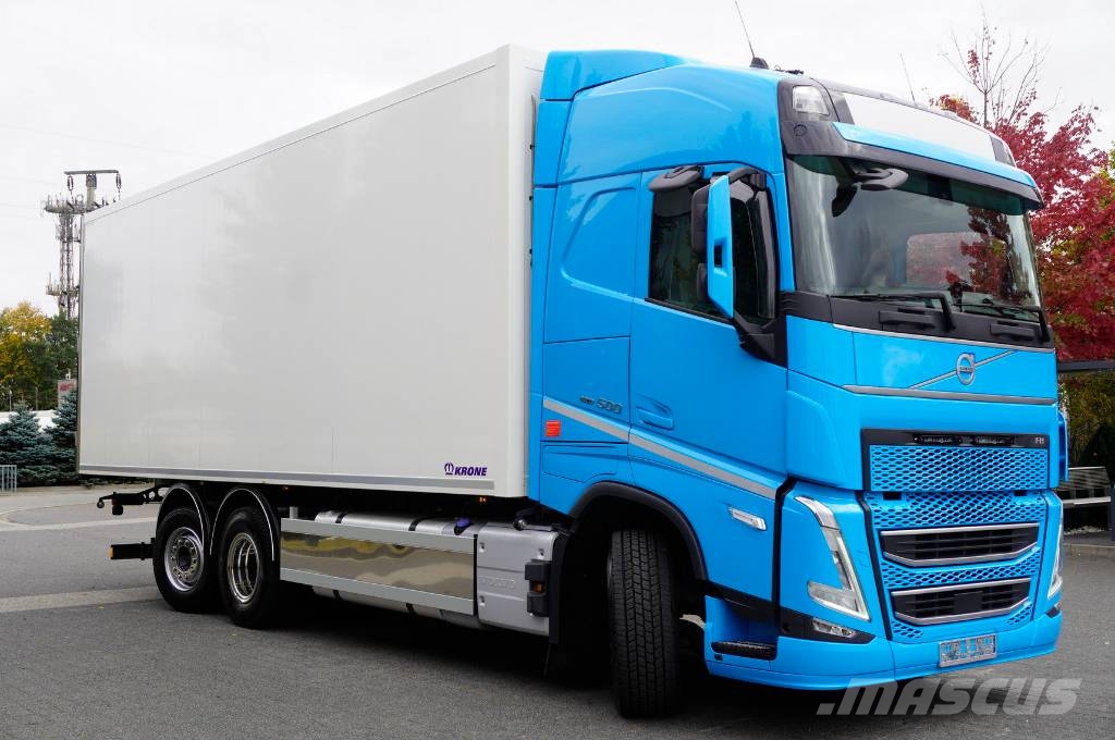Volvo FH 500 6×2 / 19 EPAL KRONE refriger. / doppelstock شاحنات بدرجة حرارة قابلة للضبط