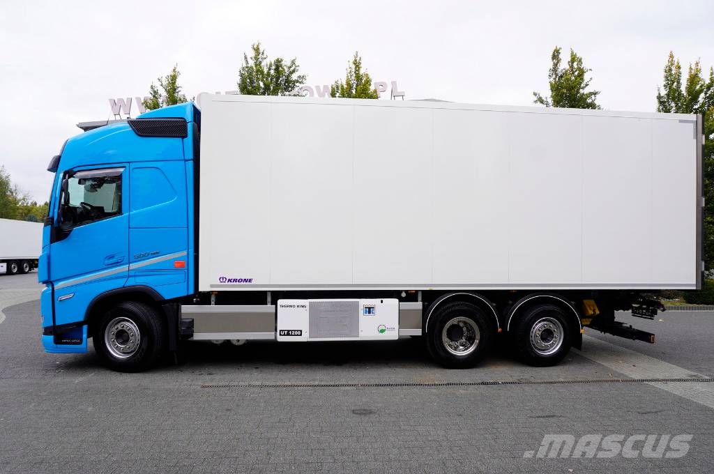 Volvo FH 500 6×2 / 19 EPAL KRONE refriger. / doppelstock شاحنات بدرجة حرارة قابلة للضبط