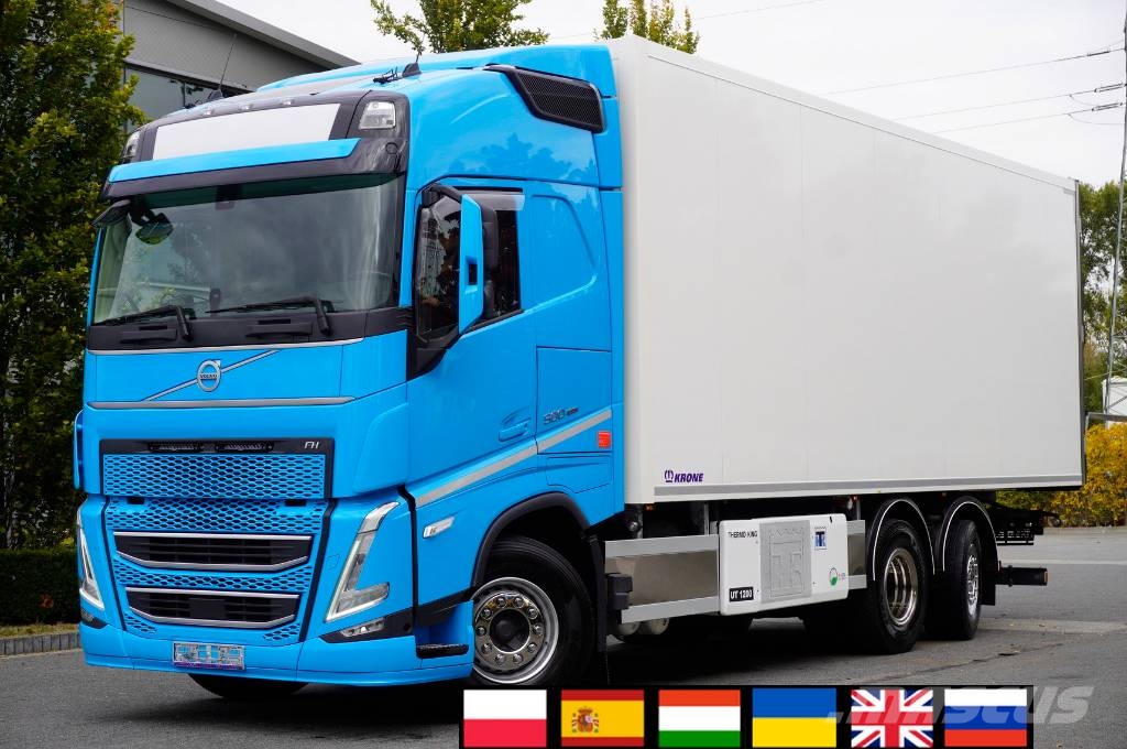 Volvo FH 500 6×2 / 19 EPAL KRONE refriger. / doppelstock شاحنات بدرجة حرارة قابلة للضبط