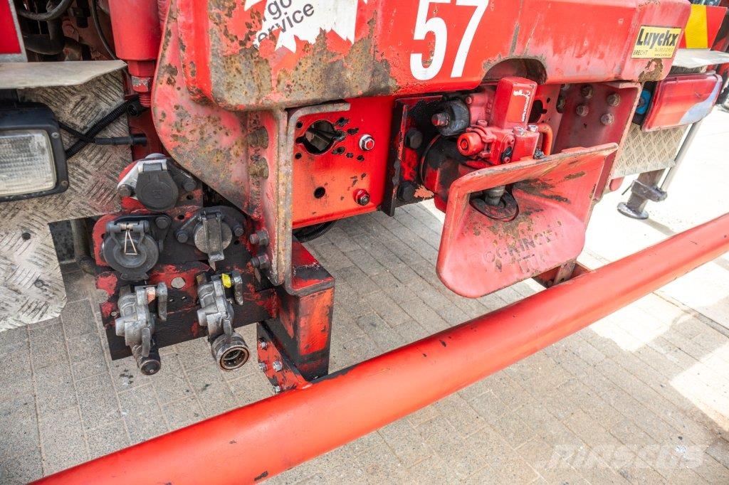 MAN TGS 33.360 BB + KENNIS 16 T/M -3XHYDR. 플랫베드/드롭사이드 트럭