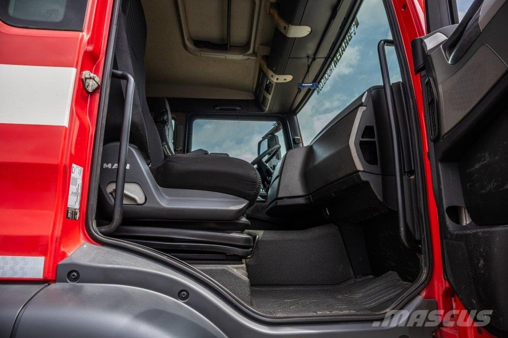 MAN TGS 33.360 BB + KENNIS 16 T/M -3XHYDR. 플랫베드/드롭사이드 트럭