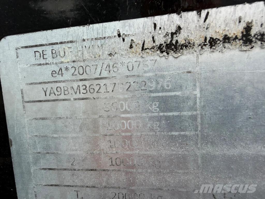MAN TGS 33.460 6x4 +Mixeroplegger 12 m3 De Buf Euro 6 شاحنات خرسانة