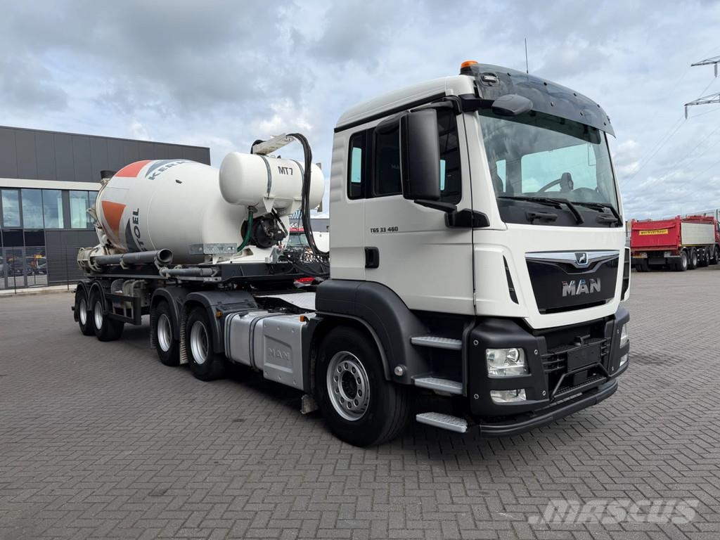 MAN TGS 33.460 6x4 +Mixeroplegger 12 m3 De Buf Euro 6 شاحنات خرسانة