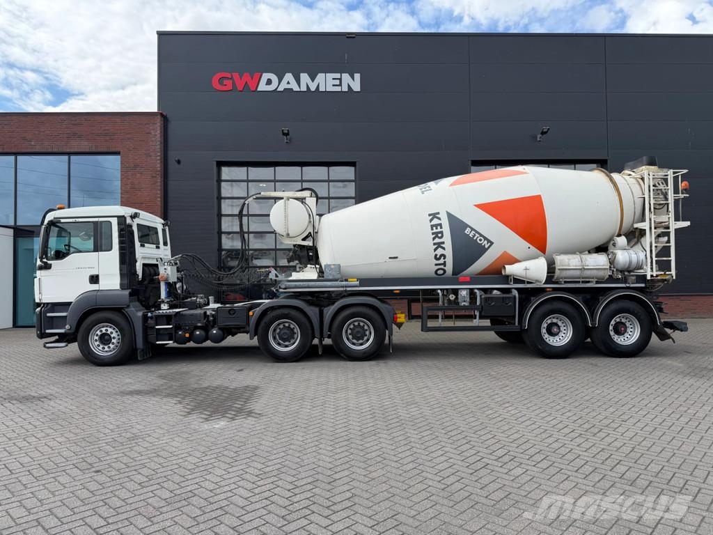MAN TGS 33.460 6x4 +Mixeroplegger 12 m3 De Buf Euro 6 شاحنات خرسانة