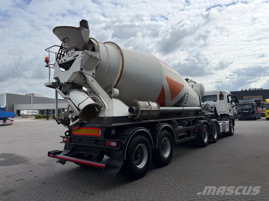 MAN TGS 33.460 6x4 +Mixeroplegger 12 m3 De Buf Euro 6 شاحنات خرسانة