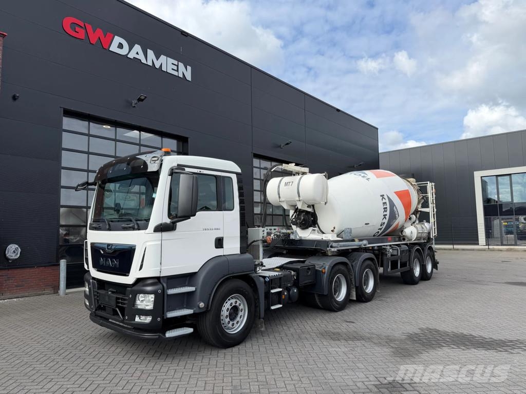 MAN TGS 33.460 6x4 +Mixeroplegger 12 m3 De Buf Euro 6 شاحنات خرسانة