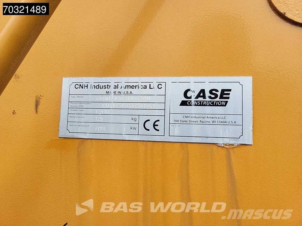 CASE 1650 M 1650M Buldozer sobre oruga