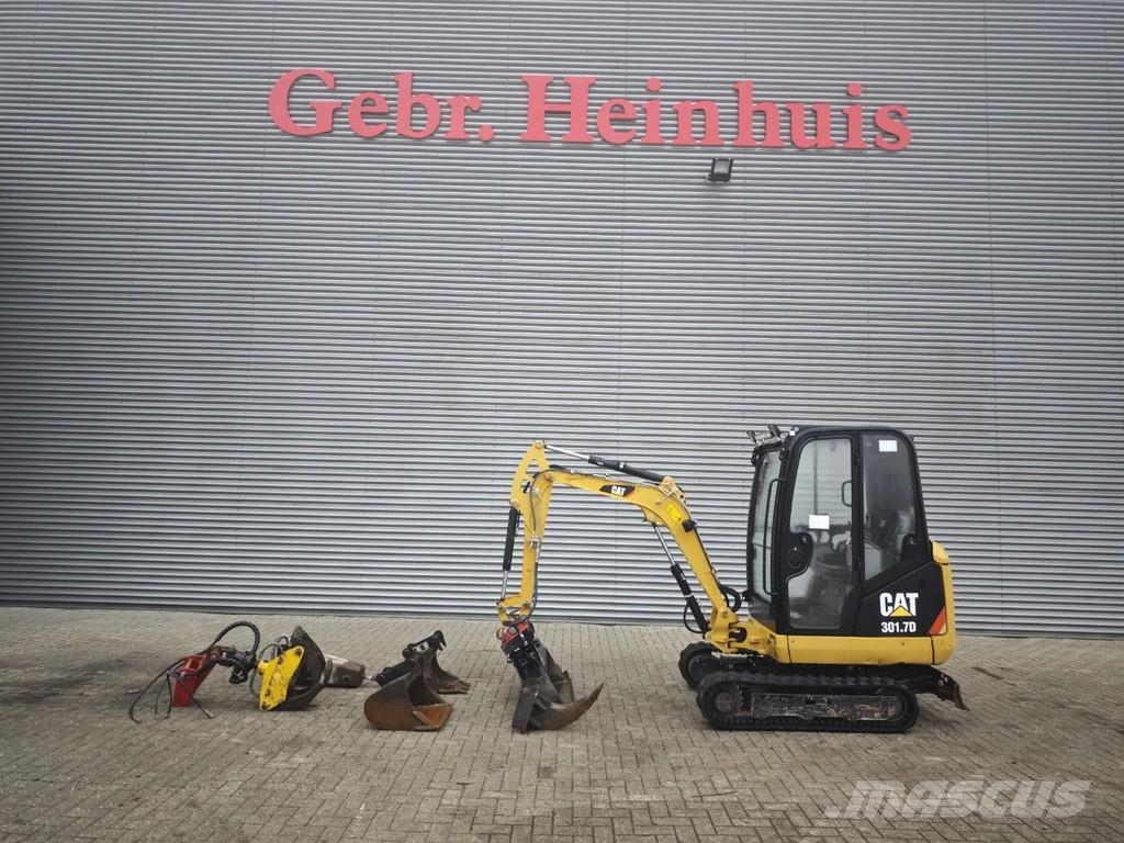 CAT 301.7D 6 Attechments! Mini ekskavatori < 7 t