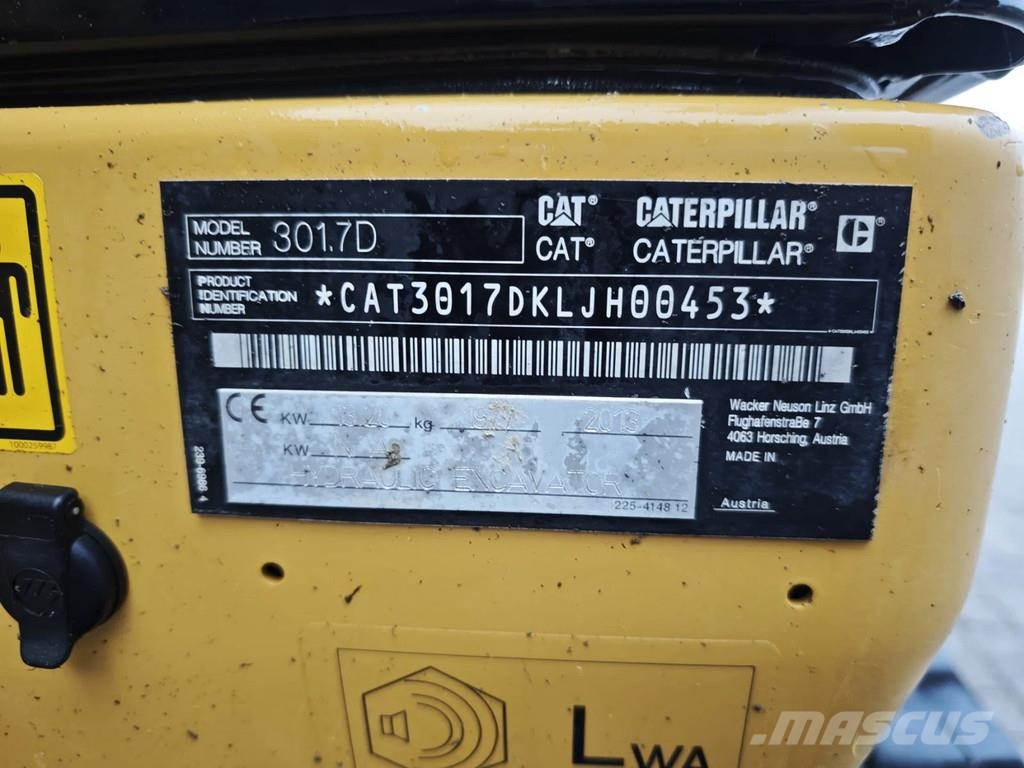 CAT 301.7D 6 Attechments! Mini ekskavatori < 7 t