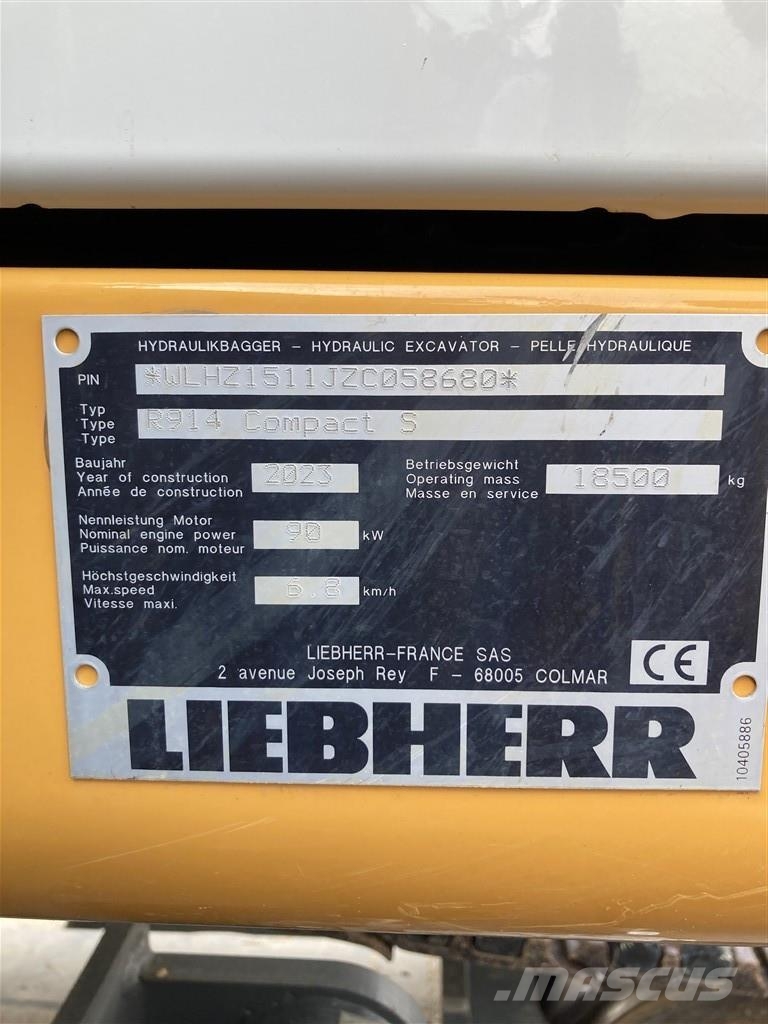 Liebherr R 914 Compact Litronic Bandgrävare