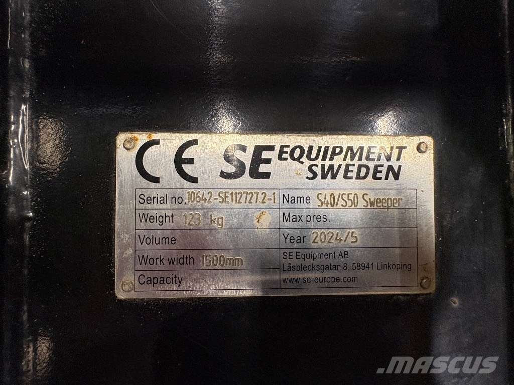 SE Equipment  Sopborste 150 cm Kombifäste fäste S40/S50 فرش
