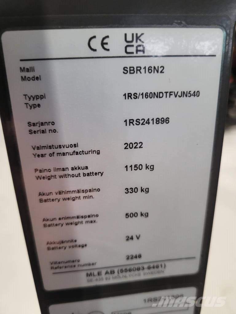 Mitsubishi SBR 16 N2 MYYTY / SOLD Samohybné vozíky