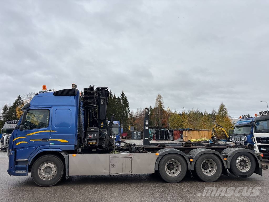 Volvo FM - HIAB 288 E-5 HIPRO Rol kiper kamioni s kukama za dizanje