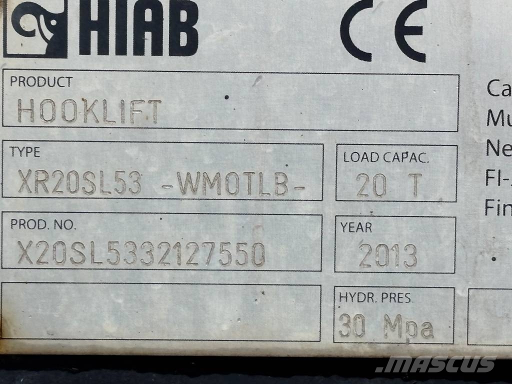 Volvo FM - HIAB 288 E-5 HIPRO Rol kiper kamioni s kukama za dizanje