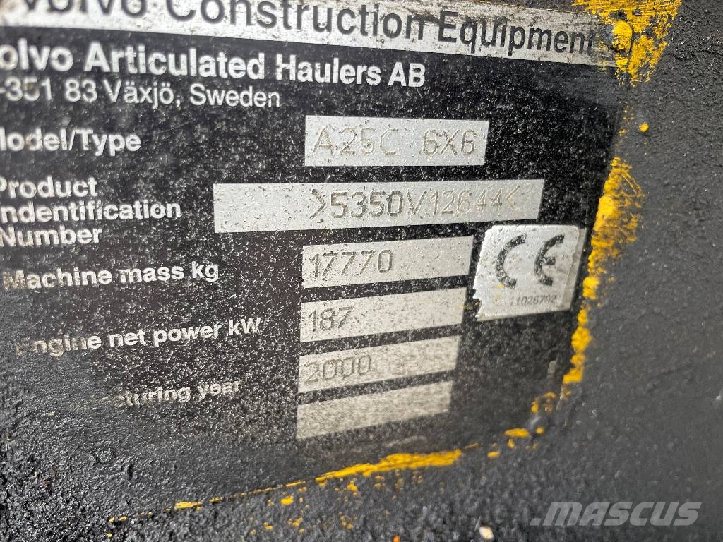 Volvo A 25 C Dismantled. Only spare parts Kloubové dempry