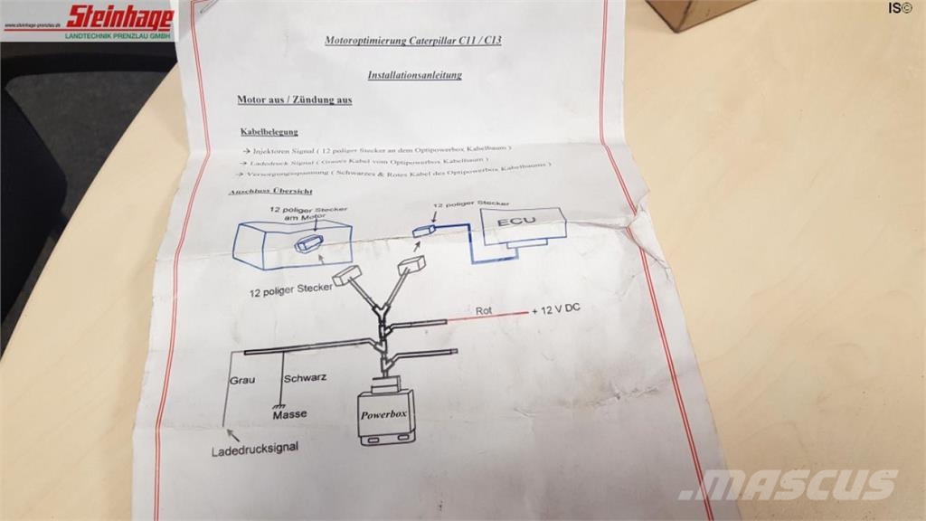 CAT Motoroptimierung CAT Akcesoria do kombajnów zbożowych