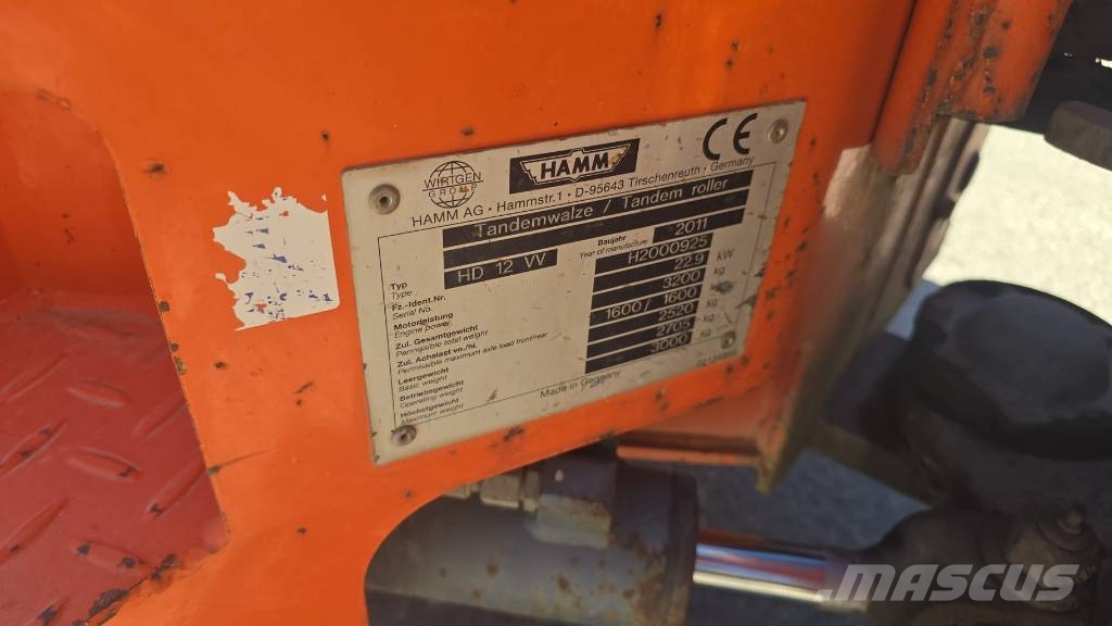Hamm HD 12 VV Cilindri compactori dubli