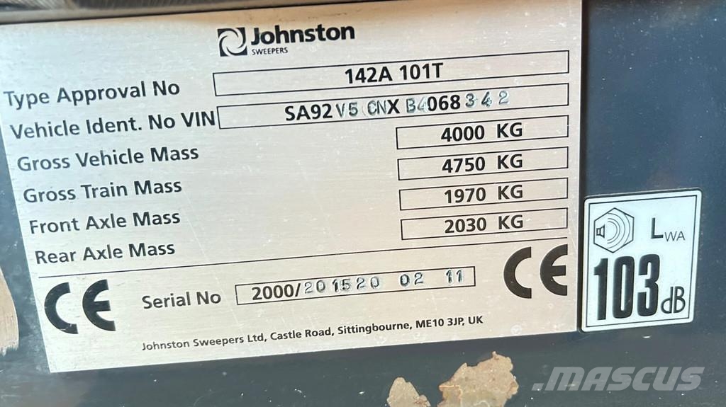 Johnston C200 | veegmachine | C200 | veegmachine | Mašine za čišćenje