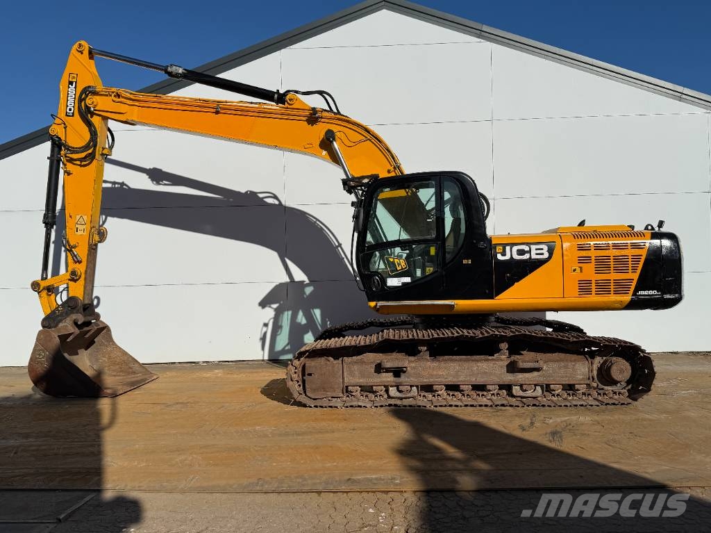 JCB JS260LC - Hammer Lines / Heated Seat Raupenbagger