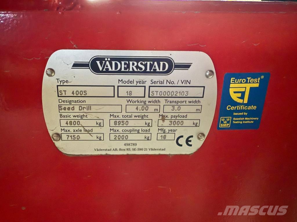 Väderstad spirit 400S مثاقيب