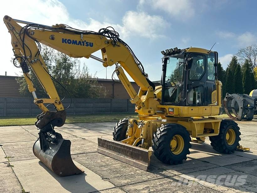 Komatsu PW 118 MR-8 Bagri na kolesih