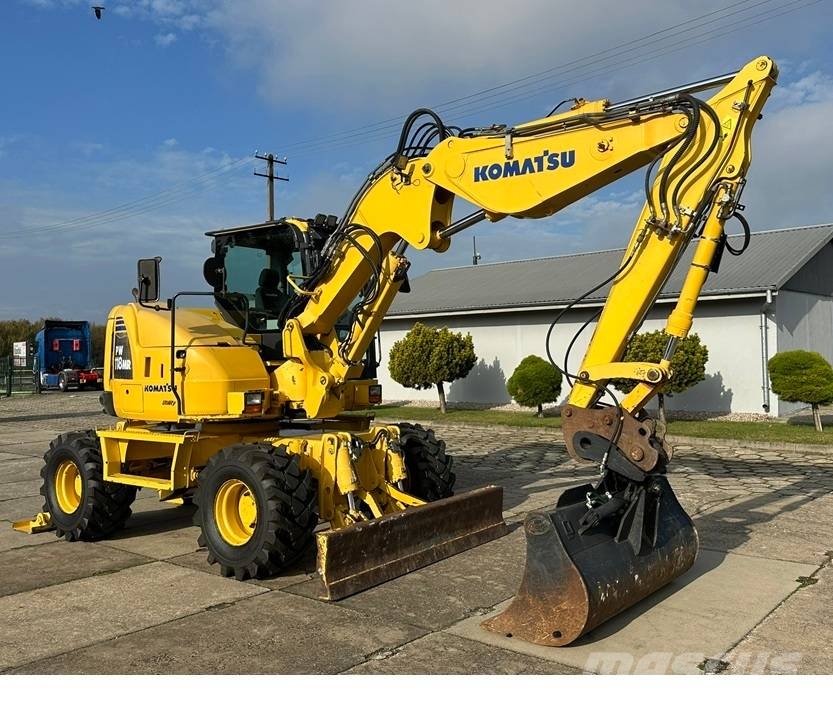 Komatsu PW 118 MR-8 Bagri na kolesih