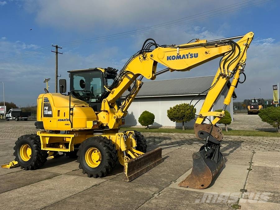 Komatsu PW 118 MR-8 Bagri na kolesih