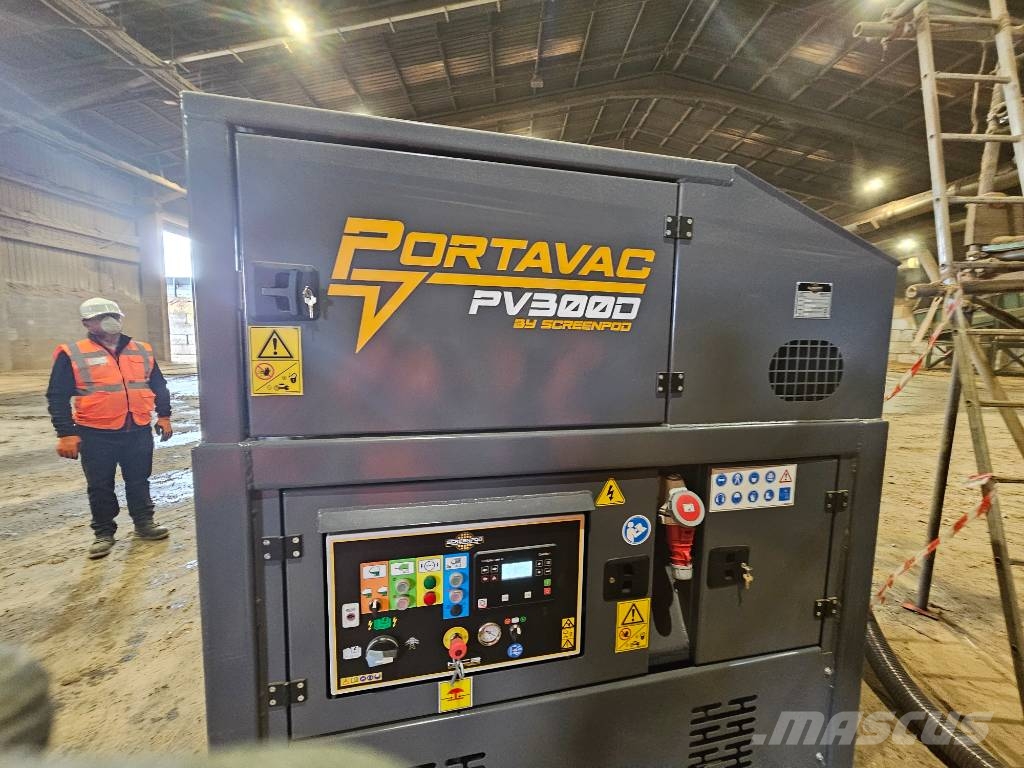 Screenpod Portavac 300D 廃棄物並び替え設備