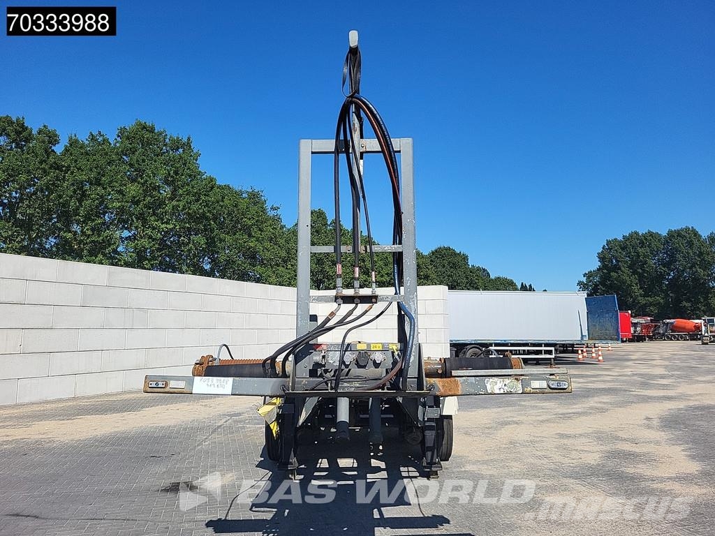 Van Hool Steillader 90% 20ft Kip Remote Control Lift Axle B Containerframe semi-trailers