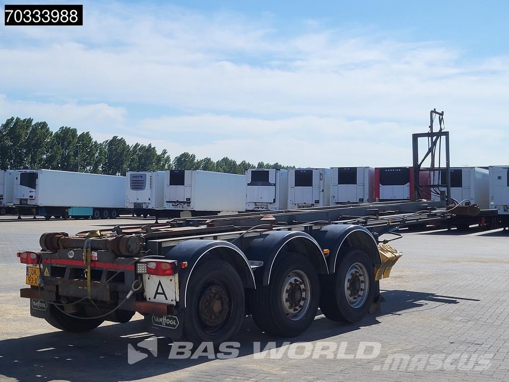 Van Hool Steillader 90% 20ft Kip Remote Control Lift Axle B Containerframe semi-trailers