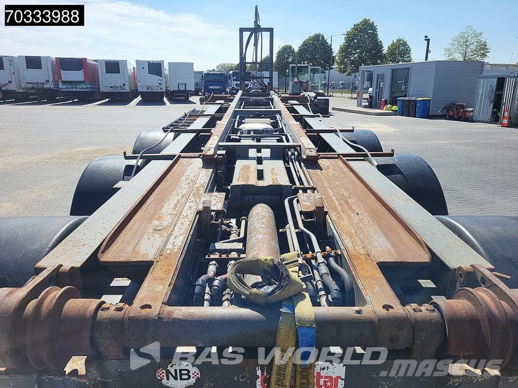 Van Hool Steillader 90% 20ft Kip Remote Control Lift Axle B Containerframe semi-trailers
