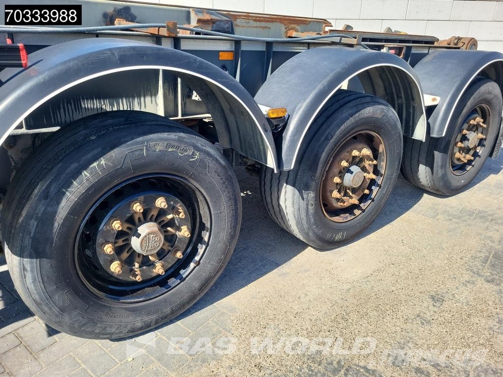 Van Hool Steillader 90% 20ft Kip Remote Control Lift Axle B Containerframe semi-trailers