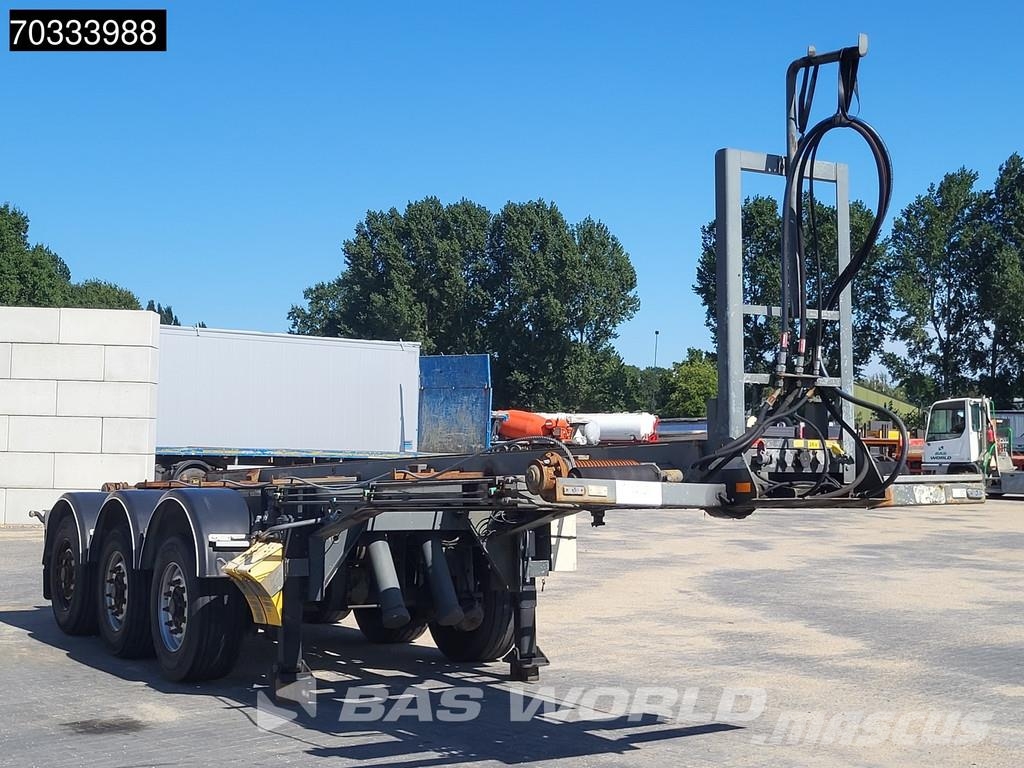 Van Hool Steillader 90% 20ft Kip Remote Control Lift Axle B Containerframe semi-trailers