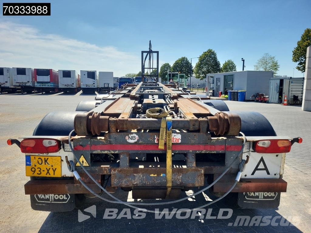 Van Hool Steillader 90% 20ft Kip Remote Control Lift Axle B Containerframe semi-trailers