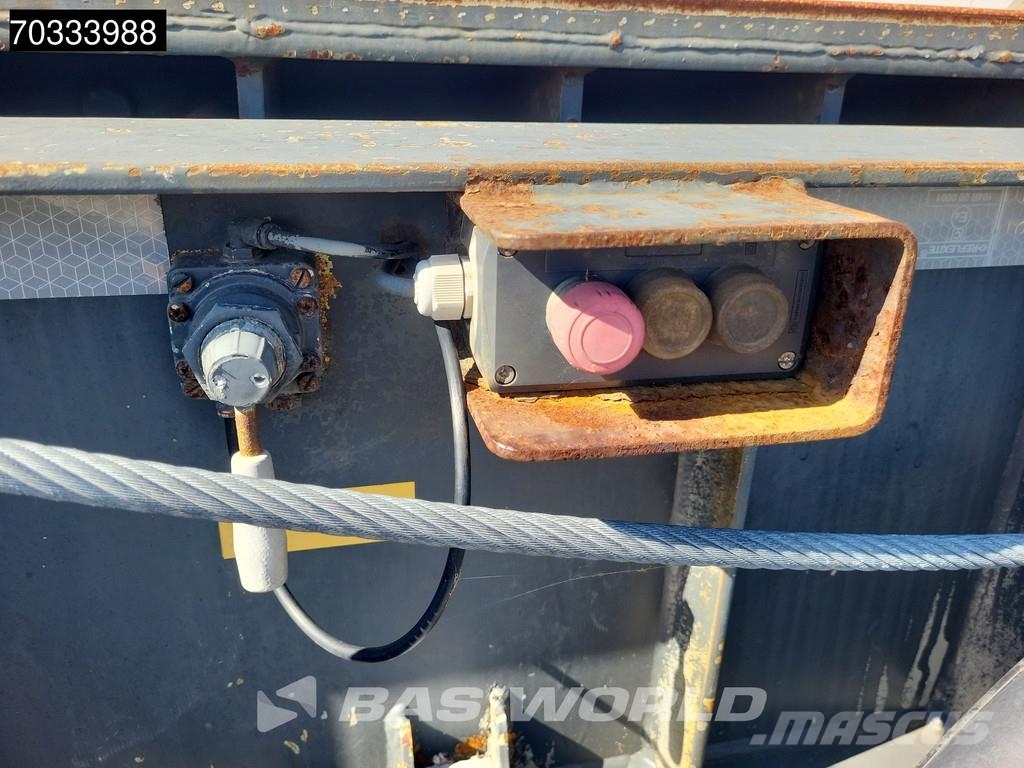 Van Hool Steillader 90% 20ft Kip Remote Control Lift Axle B Containerframe semi-trailers